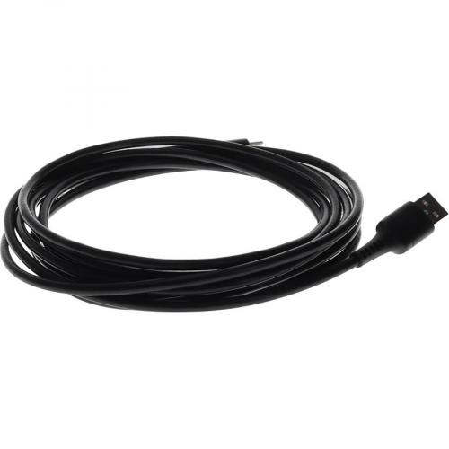 10ft (3m) USB C Male To USB A 2.0 Male Sync And Charge Cable Black Alternate-Image4/500