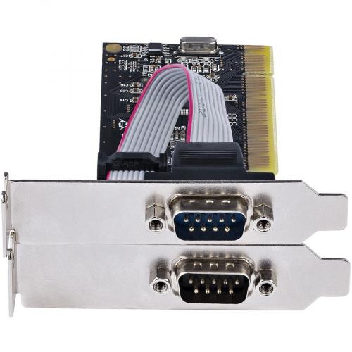 StarTech.com 2 Port PCI RS232 Serial Adapter Card, Dual Serial DB9 Ports, Expansion/Controller Card, Windows/Linux, Standard/Low Profile Alternate-Image4/500