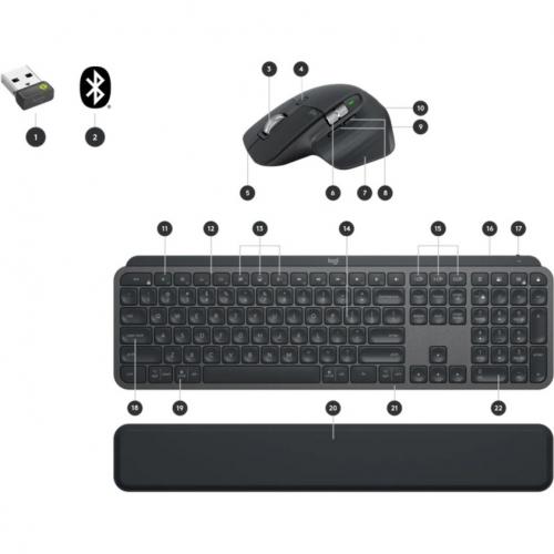 Logitech MX Keys Combo For Business (Graphite)   Brown Box Alternate-Image4/500