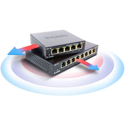 D Link DGS 105 Ethernet Switch Alternate-Image4/500