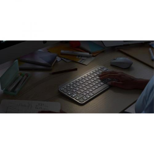 Logitech MX Keys Mini For MAC Minimalist Wireless Illuminated Keyboard Alternate-Image4/500