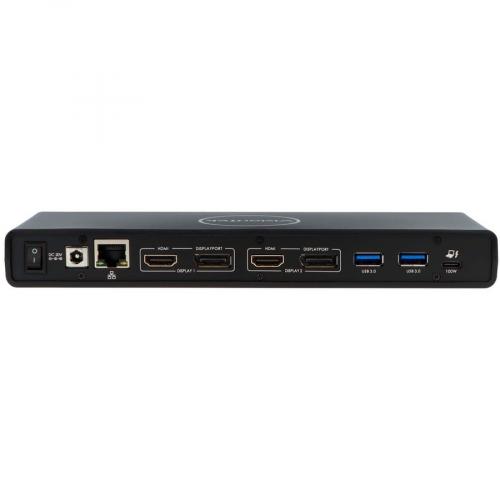 VisionTek VT4510 USB 3.0 & USB C Dual Display 4K 100W Power Delivery Docking Station Alternate-Image4/500