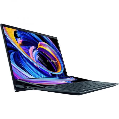 Asus ZenBook Duo 14 14" Notebook 1920 X 1080 FHD Intel Core I7 1195G7 16GB RAM 1TB SSD Celestial Blue   Intel Core I7 1195G7 Quad Core   1920 X 1080 FHD Display   NVIDIA GeForce MX450   In Plane Switching (IPS) Technology   Windows 11 Pro Alternate-Image4/500