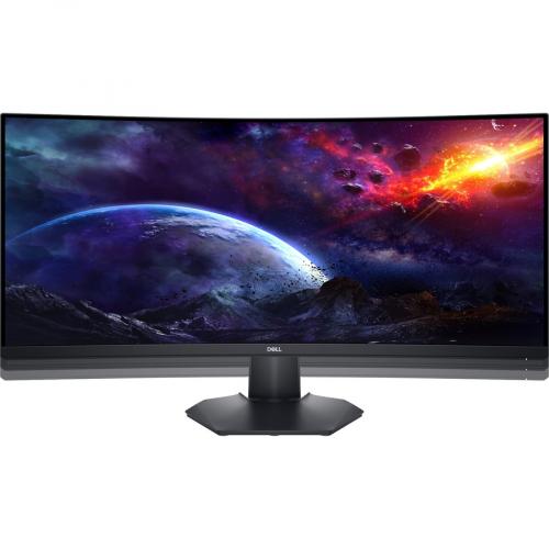 Dell S3422DWG 34" UW QHD Curved Screen Edge LED Gaming LCD Monitor   21:9   Black Alternate-Image4/500