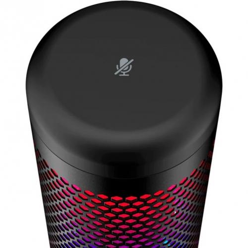 HyperX QuadCast S Wired Condenser Microphone   Black, Gray Alternate-Image4/500