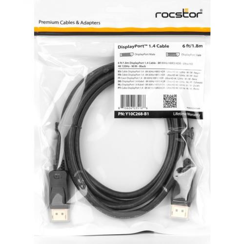 Rocstor DisplayPort 1.4 Cable Alternate-Image4/500