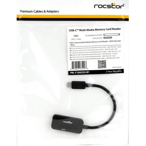 Rocstor Premium USB C Multi Media Memory Card Reader Alternate-Image4/500