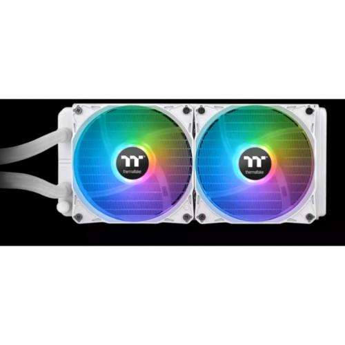 Thermaltake TH240 ARGB Sync Snow Edition AIO Liquid Cooler (US Only) Alternate-Image4/500