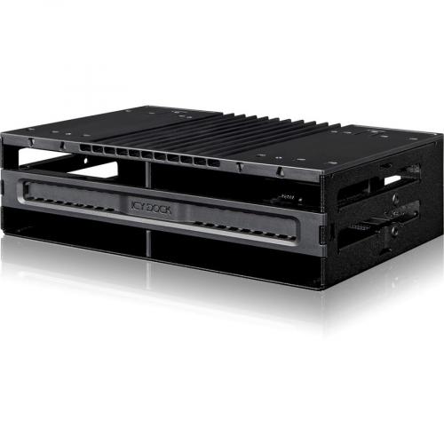 Icy Dock FlexiDOCK MB024SP B Drive Enclosure 12Gb/s SAS, SATA/600   Serial ATA/600 Host Interface External   Black Alternate-Image4/500