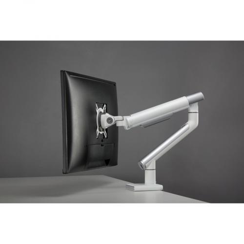 Amer HYDRA1A Mounting Arm For Monitor, Curved Screen Display, Display Screen   Textured White, Space Gray Alternate-Image4/500