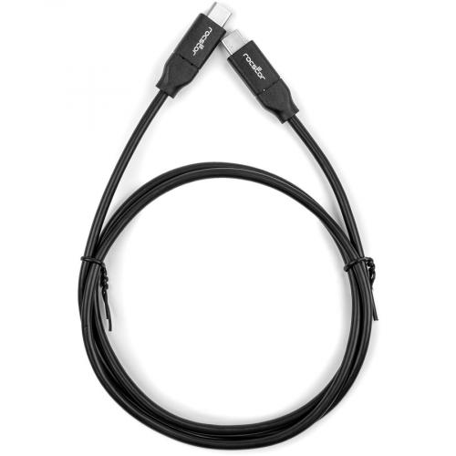 Rocstor Premium USB C Charging Cable 1m 3ft   Up To 100W PD M/M Black Alternate-Image4/500