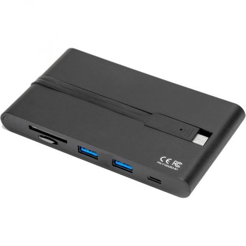 Rocstor Portable USB C Multiport Adapter, 2x USB C, USB A, HDMI, VGA, RJ45, SD Card Alternate-Image4/500