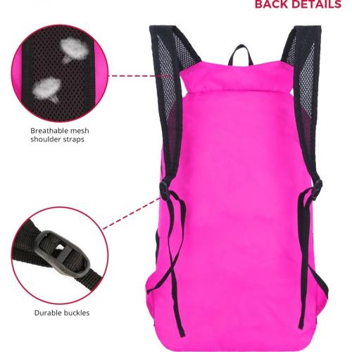 Swissdigital Design Seagull SD1595 46 Rugged Carrying Case (Backpack) For 16" Apple Notebook, Accessories, Tablet, Cell Phone, MacBook Pro   Fuchsia Alternate-Image4/500