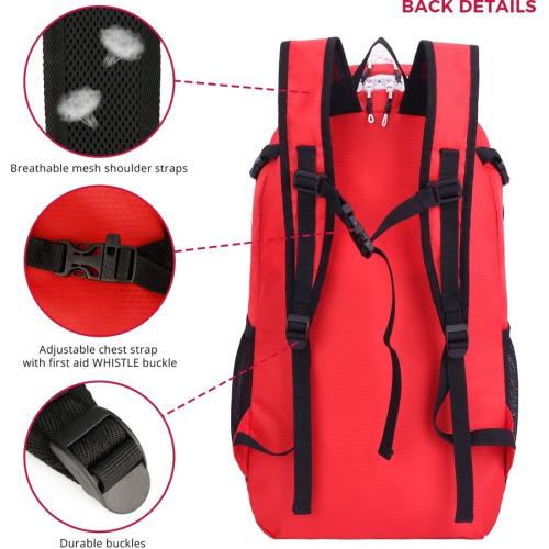 Swissdigital Design Kangaroo SD1596 42 Rugged Carrying Case (Backpack) For 16" Apple Notebook, MacBook Pro, Accessories, Tablet, Cell Phone   Red Alternate-Image4/500