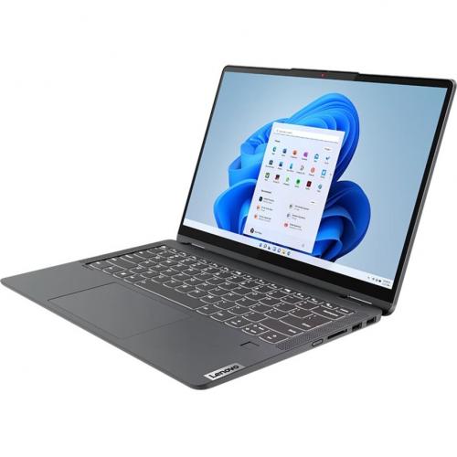 Lenovo IdeaPad Flex 5 14" Touchscreen Convertible 2 In 1 Notebook Intel Core I5 1235U 8GB RAM 512GB SSD Storm Grey Alternate-Image4/500