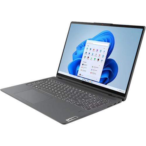 Lenovo IdeaPad Flex 5 16" Touchscreen Convertible 2 In 1 Notebook Intel I7 1255U 16GB RAM 512GB SSD Storm Grey Alternate-Image4/500