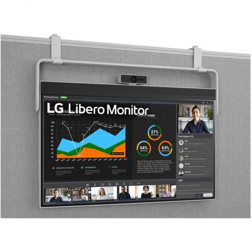 LG 27BQ70QC S 27" Class Webcam WQHD LCD Monitor   16:9   Black Alternate-Image4/500