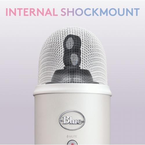 Blue Yeti Wired Microphone   White Mist Alternate-Image4/500