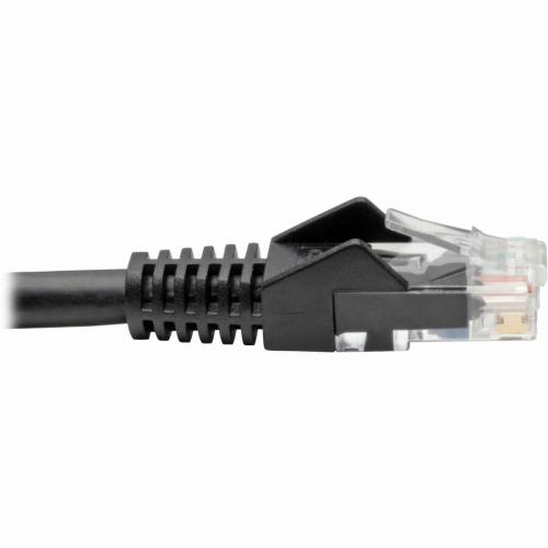 Eaton Tripp Lite Series Cat6 Gigabit Snagless Molded (UTP) Ethernet Cable (RJ45 M/M), PoE, Black, 7 Ft. (2.13 M) Alternate-Image4/500