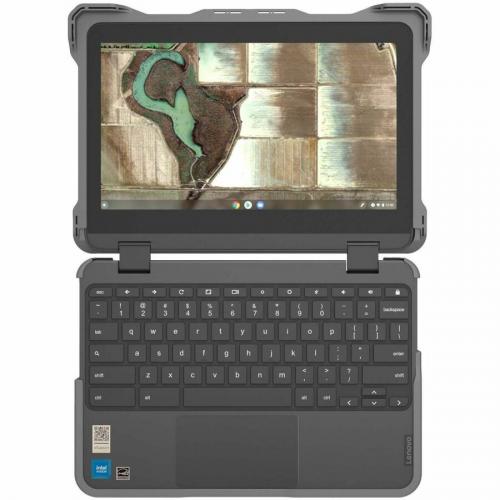 Extreme Shell F Slide Case For Lenovo 300e/500e G3 Chromebook/Windows 11" (Gray/Clear) Alternate-Image4/500