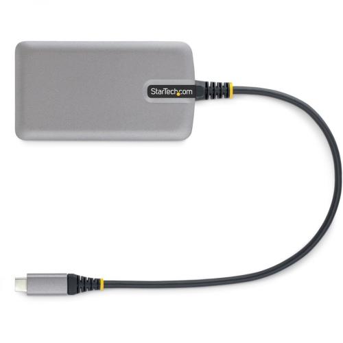 StarTech.com 4 Port USB C Hub, 5Gbps, Bus Powered, 4x USB A Ports, Optional Auxiliary Power, Portable USB Type C Hub, 1ft/30cm Cable Alternate-Image4/500