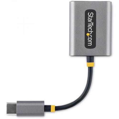 StarTech.com USB C Headphone Splitter, USB Type C Dual Headset Adapter W/Mic Input, USB C To 3.5mm Audio Adapter/Earphone Dongle/Aux Jack Alternate-Image4/500