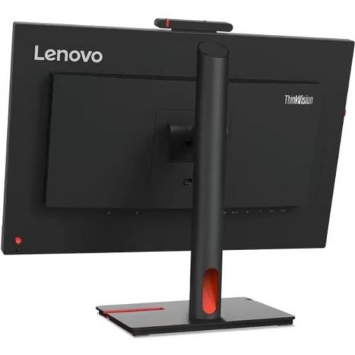 Lenovo ThinkVision T24v 30 24" Class Webcam Full HD LCD Monitor   16:9   Raven Black Alternate-Image4/500
