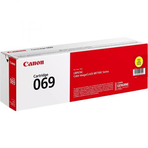 Canon 069 Yellow Toner Cartridge, Compatible To MF753Cdw, MF751Cdw And LBP674Cdw Printers Alternate-Image4/500