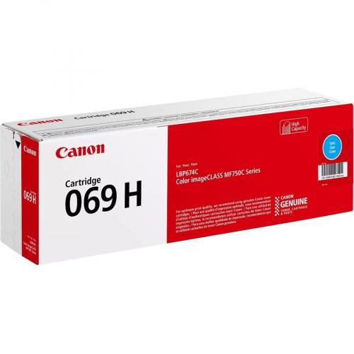 Canon 069 Cyan Toner Cartridge, High Capacity, Compatible To MF753Cdw, MF751Cdw And LBP674Cdw Printers Alternate-Image4/500