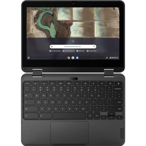 Lenovo 500e Chromebook Gen 3 82JB003XUS 11.6" Touchscreen Convertible 2 In 1 Chromebook   HD   Intel Celeron N4500   4 GB   32 GB Flash Memory   Gray Alternate-Image4/500