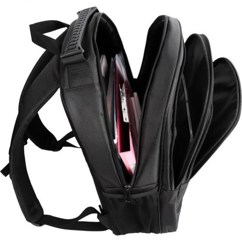 V7 Professional CBPX16 BLK Carrying Case (Backpack) For 15.6" To 16.1" Notebook   Black Alternate-Image4/500