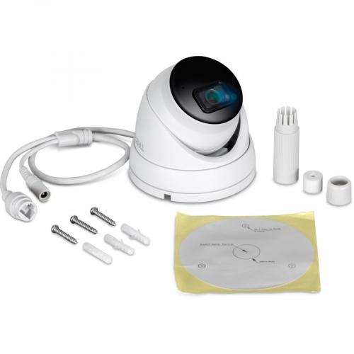 TRENDnet Indoor Outdoor 5MP H.265 PoE IR Fixed Turret Network Camera, IP66 Rated Housing, IR Night Vision Up To 30m (98 Ft.), Security Surveillance Camera, MicroSD Card Slot, White, TV IP1515PI Alternate-Image4/500
