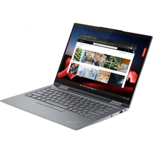 Lenovo ThinkPad X1 Yoga Gen 8 21HQ000CUS 14" Touchscreen Convertible 2 In 1 Notebook   WUXGA   Intel Core I7 13th Gen I7 1365U   Intel Evo Platform   16 GB   512 GB SSD   Storm Gray Alternate-Image4/500