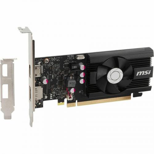 MSI NVIDIA GeForce GT 1030 Graphic Card   4 GB DDR4 SDRAM   Low Profile Alternate-Image4/500