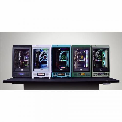 Thermaltake The Tower 200 Matcha Green Mini Chassis Alternate-Image4/500