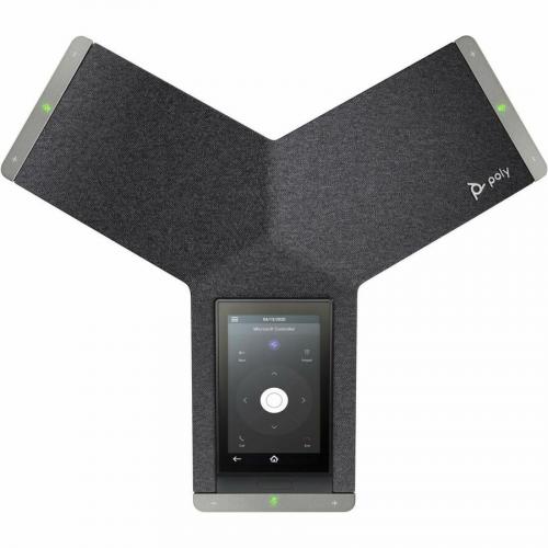 Poly Trio C60 IP Conference Station   Corded/Cordless   Wi Fi, Bluetooth   Tabletop   Black   TAA Compliant Alternate-Image4/500