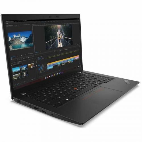 Lenovo ThinkPad L14 Gen 4 21H50039US 14" Touchscreen Notebook   Full HD   AMD Ryzen 5 PRO 7530U   16 GB   512 GB SSD   Thunder Black Alternate-Image4/500