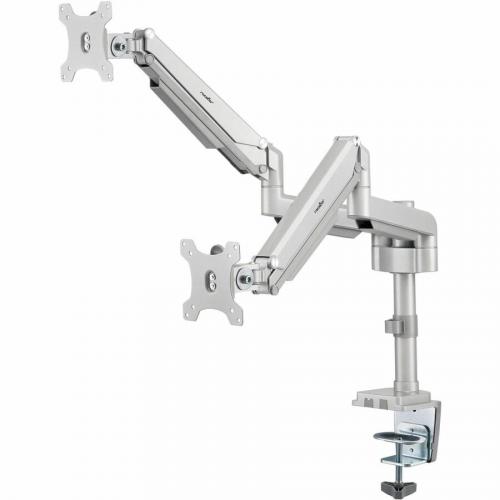 Rocstor ErgoReach Mounting Arm For LED Display, LCD Display, Monitor   Silver   Landscape/Portrait Alternate-Image4/500