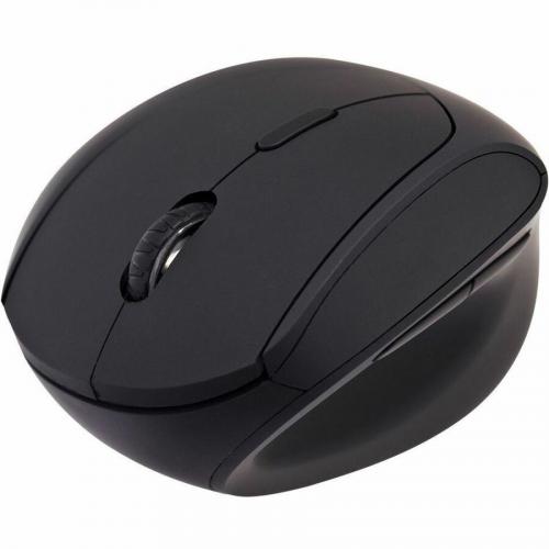 V7 MW500BT Dual Mode Bluetooth 2.4Ghz Vertical Ergonomic Mouse   Black   Right Hand   Wireless Connectivity   USB Interface   1600 Dpi   Scroll Wheel   6 Button(s)   Windows   MacOS   ChromeOS   Battery Included   Comfort   Soft Touch   Non Slip Grip Alternate-Image4/500