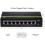 TRENDnet 8 Port Gigabit GREENnet PoE+ Switch, 4 X Gigabit PoE PoE+ Ports, 4 X Gigabit Ports, 61W Power Budget, 16 Gbps Switch Capacity, Ethernet Unmanaged Switch, Lifetime Protection, Black, TPE TG44G Alternate-Image5/500
