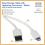 Eaton Tripp Lite Series USB A To Lightning Sync/Charge Cable (M/M)   MFi Certified, White, 6 Ft. (1.8 M) Alternate-Image5/500