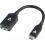 V7 Black USB Cable USB 3.0 A Female To USB C Male 0.3m 1ft Alternate-Image5/500