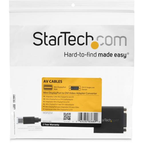 StarTech.com Mini DisplayPort To DVI Video Adapter Converter Alternate-Image5/500