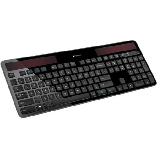Logitech K750 Wireless Solar Keyboard For Windows, 2.4GHz Wireless With USB Unifying Receiver, Ultra Thin, Compatible With PC, Laptop Alternate-Image5/500