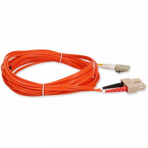 AddOn 3m LC (Male) To SC (Male) Orange OM1 Duplex Fiber OFNR (Riser Rated) Patch Cable Alternate-Image5/500