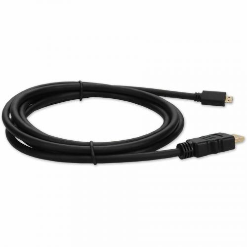 3ft HDMI 1.4 Male To Micro HDMI 1.4 Male Black Cable For Resolution Up To 4096x2160 (DCI 4K) Alternate-Image5/500