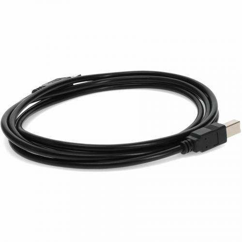 AddOn 6ft USB 2.0 (A) Male To USB 2.0 (B) Male Black Cable Alternate-Image5/500