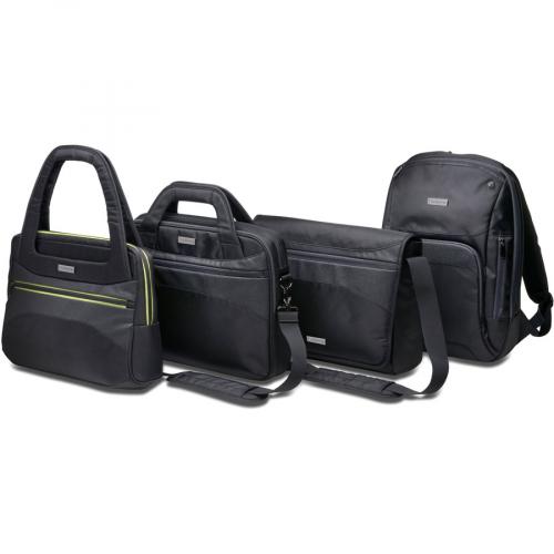 Kensington Triple Trek Carrying Case (Backpack) For 14" Ultrabook, Chromebook, Tablet, Smartphone   Black Alternate-Image5/500