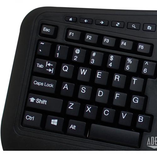 Adesso Tru Form Media 1500   Wireless Ergonomic Keyboard And Laser Mouse Alternate-Image5/500