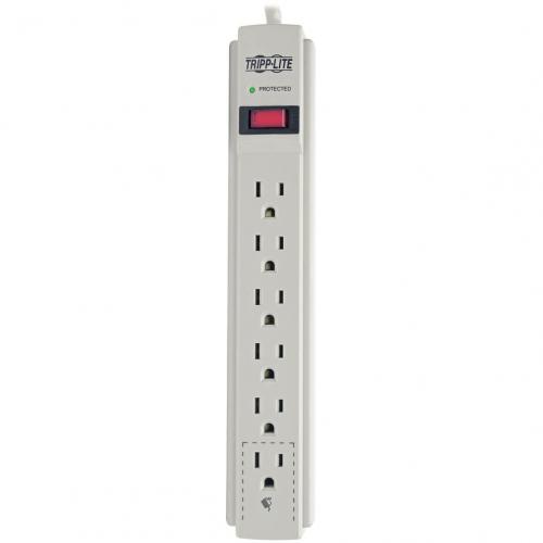 Eaton Tripp Lite Series Protect It! 6 Outlet Surge Protector, 8 Ft. (2.43 M) Cord, 990 Joules, Low Profile Right Angle 5 15P Plug Alternate-Image5/500